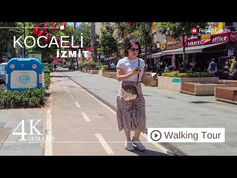 4K Kocaeli İzmit Virtual Walking Tour  June 2024