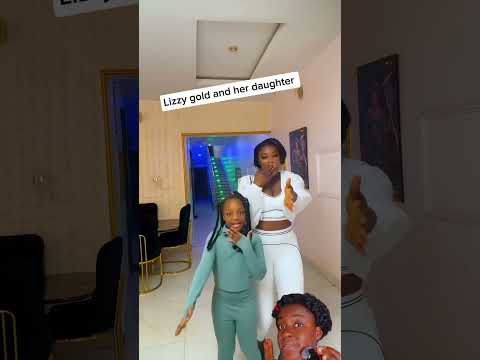 nollywood actress Lizzy gold and her daughter #nollywood