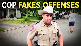 Corrupt Cop Gets Caught Red Handed...