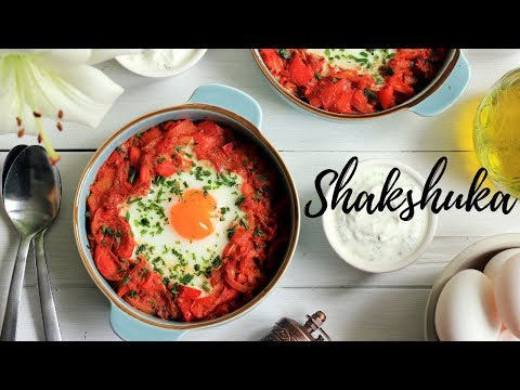 THE BEST BREAKFAST/BRUNCH RECIPE | SHAKSHUKA TOMATO & PEPPER EGGS RECIPE | INTHEKITCHENWITHELISA