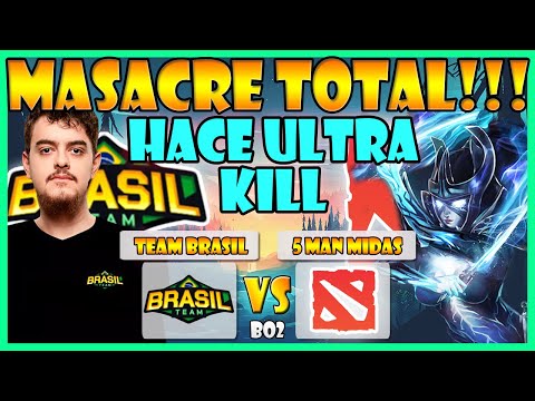 TEAM BRASIL VS 5 MAN MIDAS BO2[GAME 1] BTS PRO SEASON 4: AMERICAS - DOTA 2 PRO