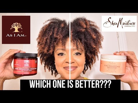 The BEST Curl Enhancing Smoothie??!! | AS I AM vs.