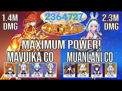 💥 2.3M DMG!! C0 Mualani & Mavuika OBLITERATE Spiral Abyss Floor 12 | Genshin Impact