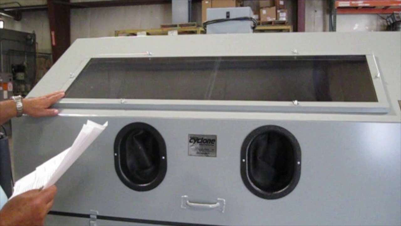 Cyclone Model-FT6035 Abrasive Sandblast Cabinet