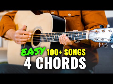 Easy Guitar Songs For Beginners Using 4 Chords