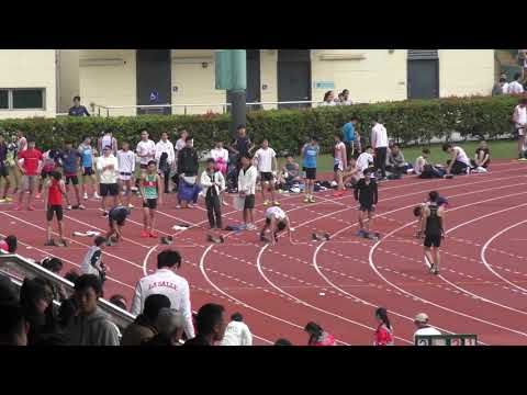 2019-2-27 Inter School Athletics Competition 2018-2019 Day 1 - Boys A Grade 100m Heat 2