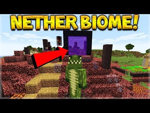 ECKOSOLDIER: INSANE WAY TO GET INFECTED NETHER BIOME!! 😱