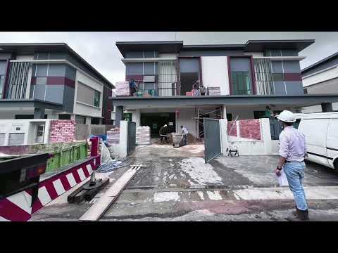 Ongoing Construction Progress at Canary Garden, Klang