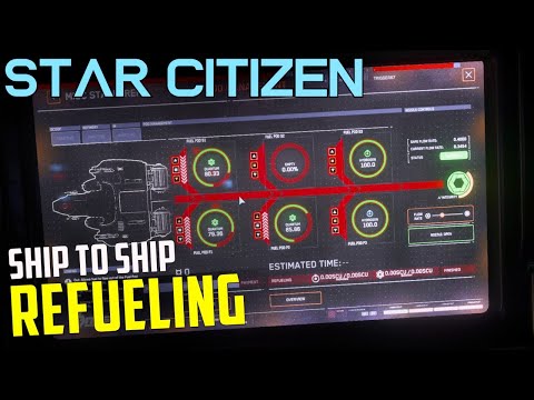 Ship to Ship refueling - Life Aboard a Reclaimer - Star Citizen 3.22 Multicrew Gameplay