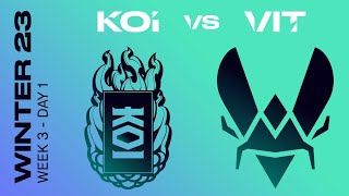 LEC Winter Split 2023 - W3D1 - KOI vs VIT