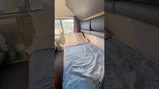 Bedroom on a Sleeper Train in America 🚂