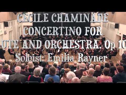 CHAMINADE – CONCERTINO FOR FLUTE AND ORCHESTRA, Soloist  Emilia Rayner 2019