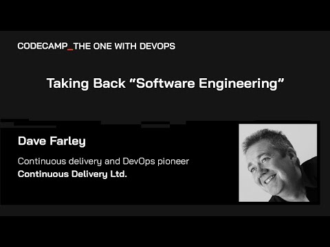 Taking Back “Software Engineering”, with Dave Farley