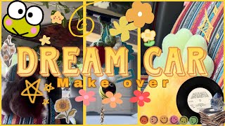 DREAM CAR MAKEOVER 🌟🌱🧸- hippie, cottagecore, boho aesthetic car makeover -