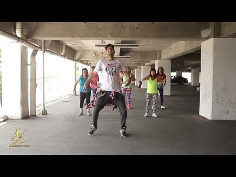 sacudete la arena-dj francis remix  elvis crespo and osmani garcia -coreografia alejandro vidal