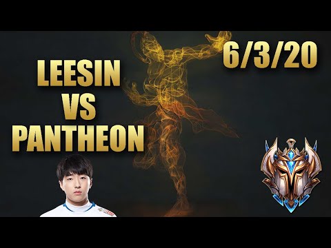 DWG Punch Leesin Jungle Vs Pantheon - KR Challenger Patch 9.20