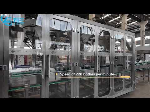 Delta robot bottles unscrambler