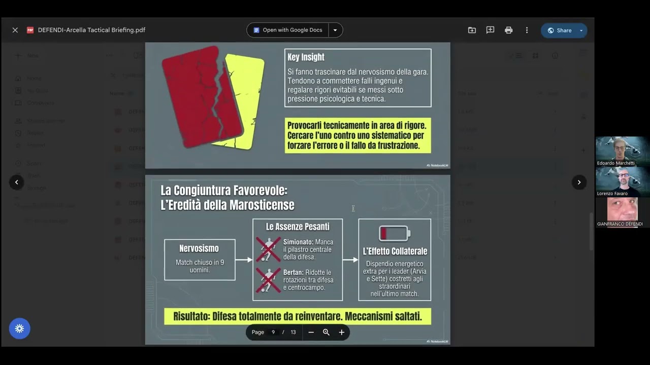 Testimonianza di Gianfranco Defendi