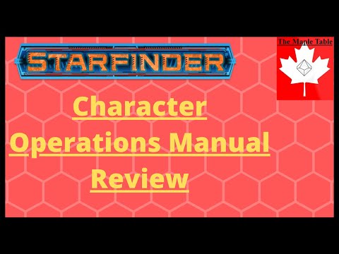 Starfinder Character Operations Manual Review