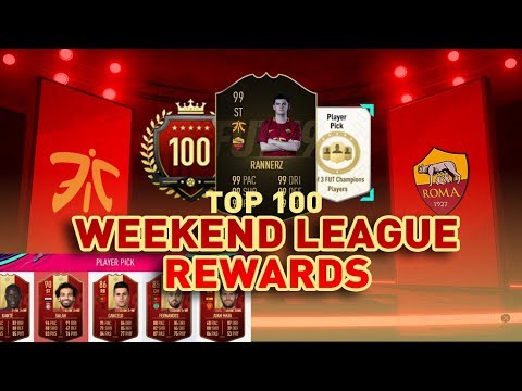 TOP 100 FUT CHAMPIONS REWARDS - 90+ PULL