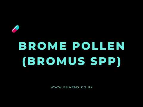 How to pronounce Brome pollen (Bromus spp)