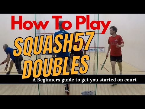 #Squash57 (Racketball) doubles How to play the game