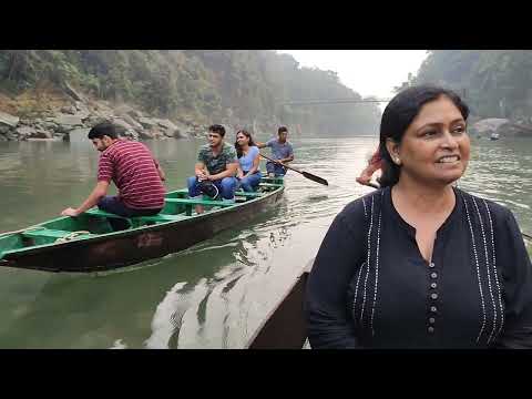 Arriving at pebbly beach on Umngot River