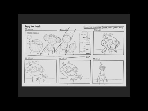 Happy Tree Friends TV Series Episode 11B - Tongue in Cheek - Storyboards
