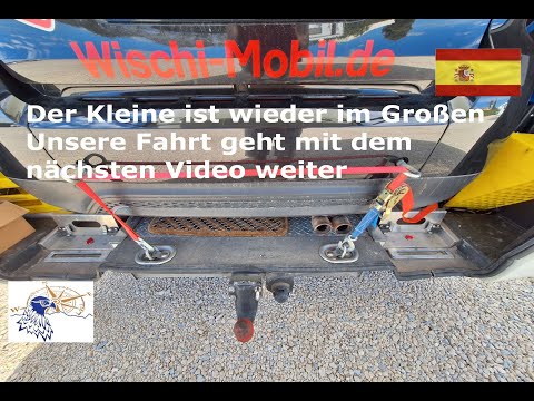 Seilwinde wurde nach 4stündiger OP erfolgreich bei Tambo Motorhomes eingebaut; kurz Spätzle Fritz