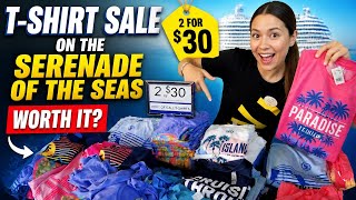 T-Shirts For Sale On The Serenade Of The Seas