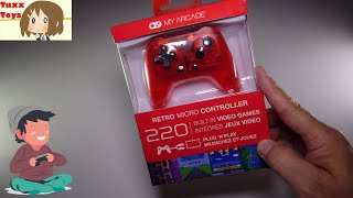 220 games! My Arcade Retro Micro Controller Plug and Play Game System + 10,000 Sub Giveaway update