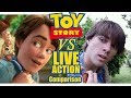 Toy Story 3 And Toy Story Live Action Comparison Side By Side Syncronized