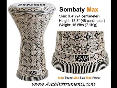Sombaty Max Darbuka - ArabInstruments.com - Buy a Professional Darbuka