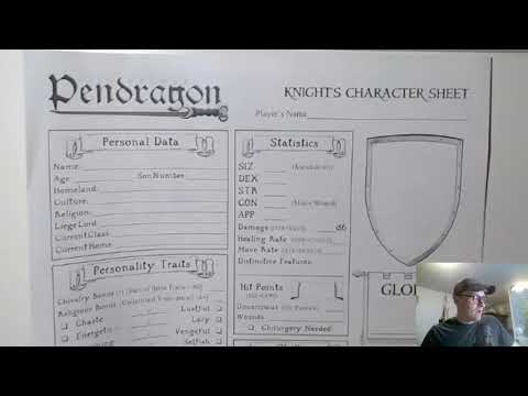 Pendragon RPG - What it is, Why I like it, and my Solo Game so far