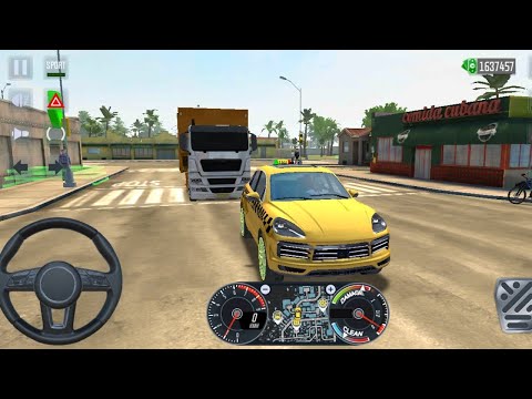 Porsche Cayenne Turbo | Taxi Sim 2022 Evolution Miami City Android Gameplay #trending #car #viral