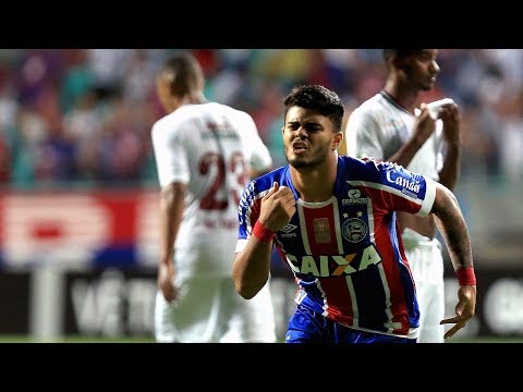 Bahia 1 X 1 Fluminense. Gols de Wellington Silva e João Paulo (9/7/2017)
