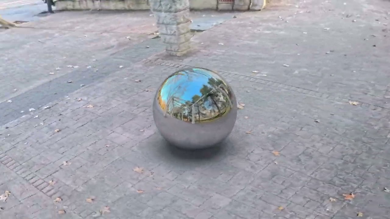 High-Resolution HDRI 360 Winter Park Walkway at Sunset 8192x4096 Soft Evening Light CG Textures