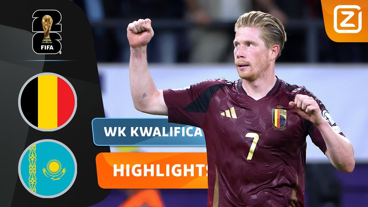 WAUW! WERELDGOAL DE BRUYNE IN MONSTERZEGE!! 🤤😳 | België vs Kazachstan | WK 2026 Kwalificatie