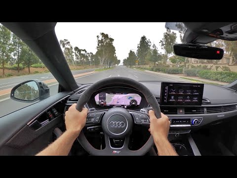 2021 Audi RS5 Sportback Launch Edition POV Test Drive (3D Audio)(ASMR)