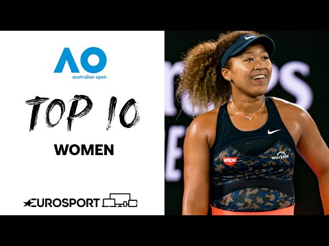 Top 10 - Women | Australian Open 2021 | Tennis | Eurosport