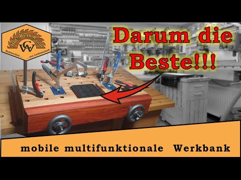 Aufsatzzange – Moxon Vice - mobile multifunktionale Werkbank selber bauen