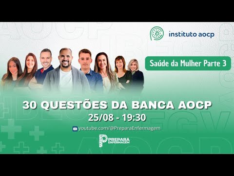 30 Questões da Banca AOCP - Saúde da Mulher