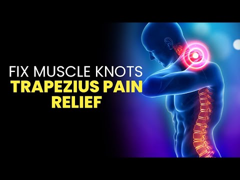 Trapezius Pain Relief | Fix Muscle Knots In Your Neck And Shoulder In 30 Seconds | Neck Pain Relief