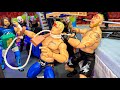 Cody Rhodes Vs Brock Lesnar Action Figure Match Hardcore Championship