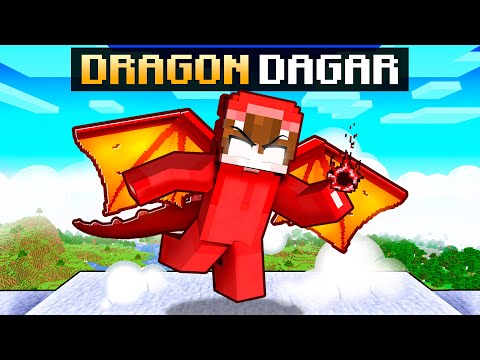 Dagar - I Became a POWERFUL DRAGON in Minecraft!