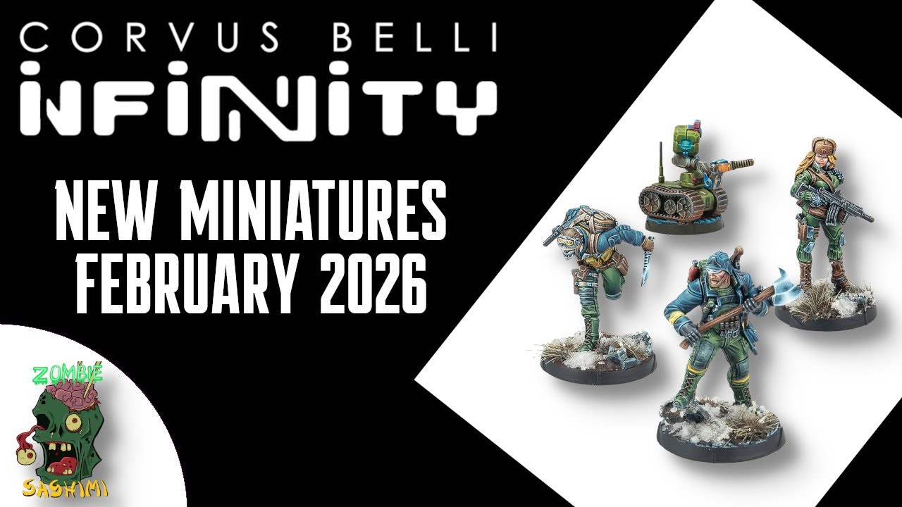 New Infinity Models for February 2026! New Ariadna, Yu Jing and Combined Army!