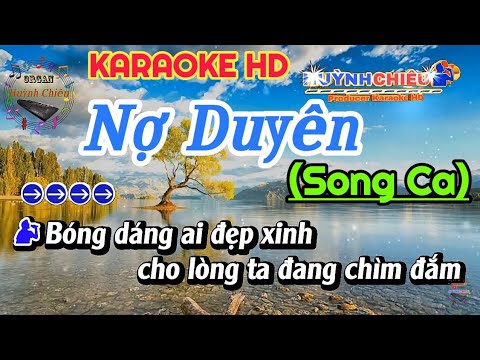 Karaoke Nợ Duyên - Song Ca | Nhạc Sống Karaoke Huỳnh Chiêu