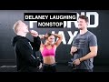 DELANEY PORAZINSKI LAUGHING NONSTOP FOR ALMOST THREE MINUTES STRAIGHT