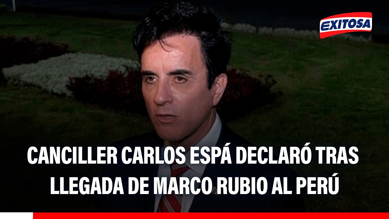 🔴🔵 Canciller Carlos Espá sobre visita de Marco Rubio: “Va a haber importantes anuncios”