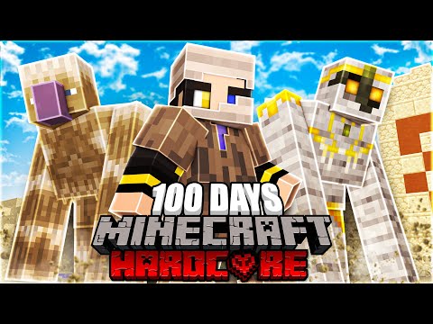 I Survived 100 Days as a BANDIT in Hardcore Minecraft...
